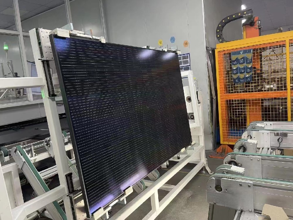 Solar panel factory 
